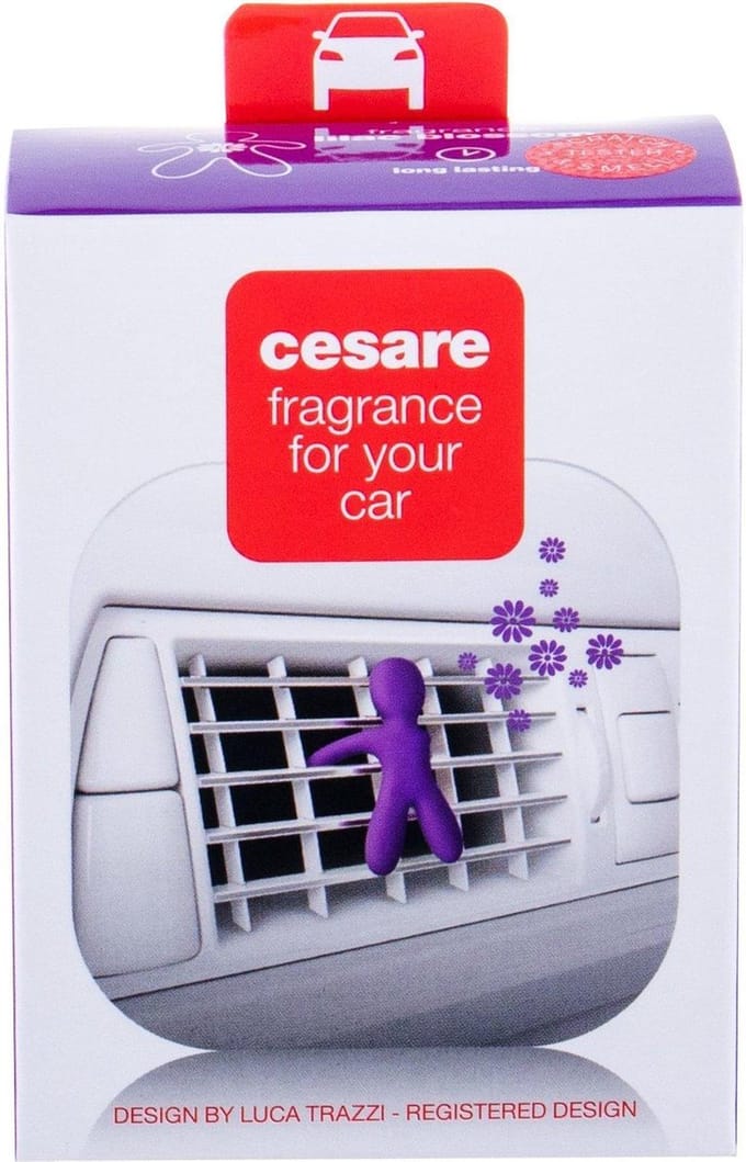 Mr and Mrs Fragrance luchtverfrisser voor in de auto Cesare - Lilac Blossom