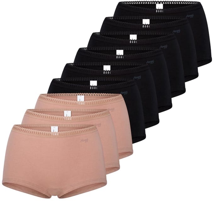 sloggi Dames shorts slip 9 pack GO Crush