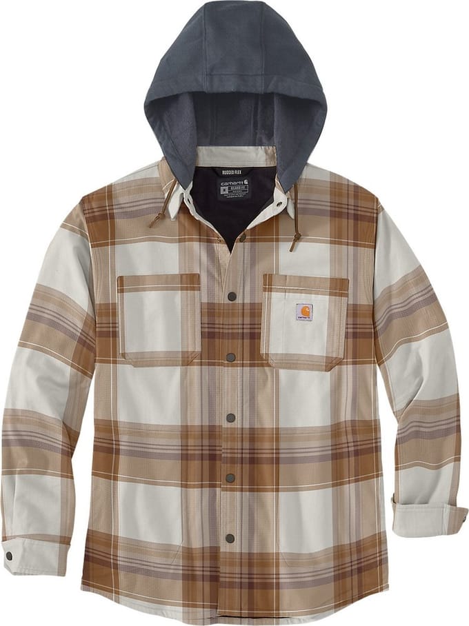 Carhartt Rugged Flex Flannel Hooded Overhemd -