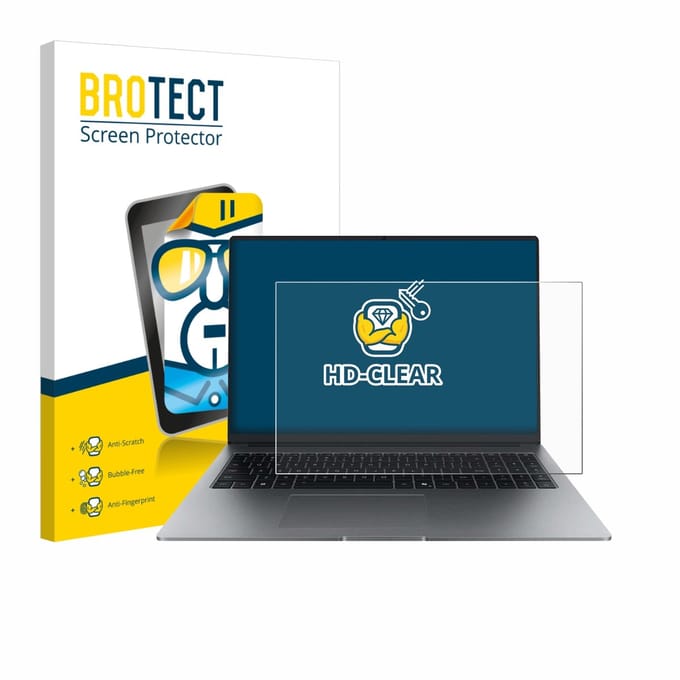 BROTECT - Screenprotector voor Honor MagicBook X16 Plus 2025 - Folie Beschermfolie transparant