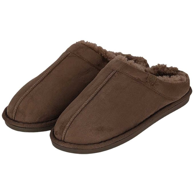 Lage pantoffels - Heren - Taupe - Taupe / 41/42