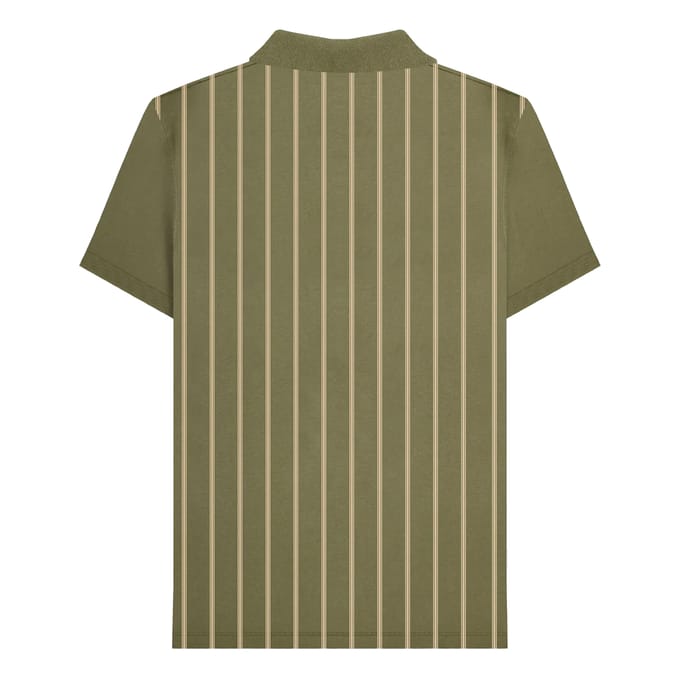 Lambretta Heren Pinstripe Poloshirt ()