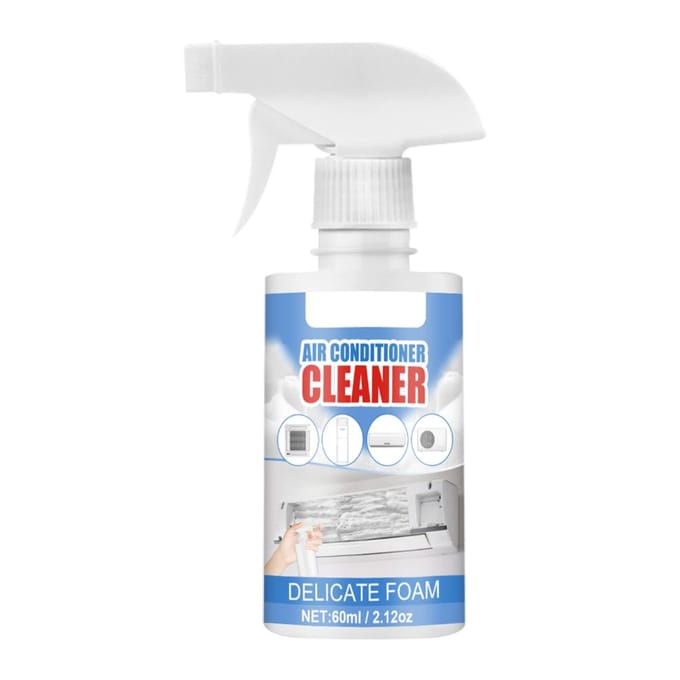 60ML Schuimende Reiniger Reinigingsspray voor Airconditioner Reinigingsspray Huishoudelijk Snel Reiniger white