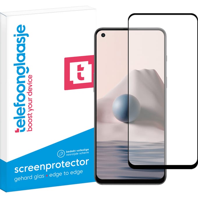 OnePlus Nord 2T screenprotector gehard glas Edge to Edge