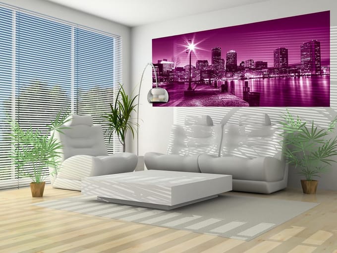City Skyline Photo Wallcovering