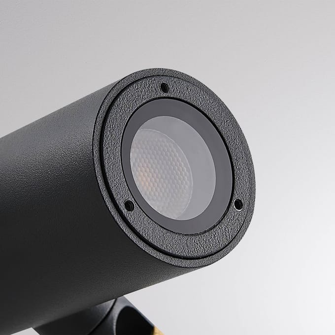 Molto Luce LED-lampenkop CHOPA II, antraciet, CCT, IP65, metaal