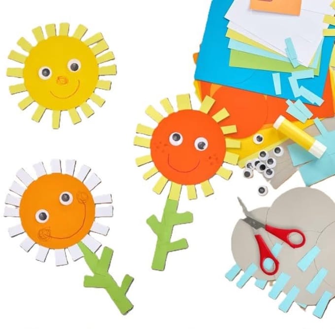 Haba knutselset - creatieve knipset lente voor kinderen.