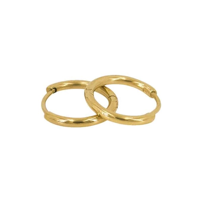 Kalli edelstalen Oorbel 1894 Goud 13mm