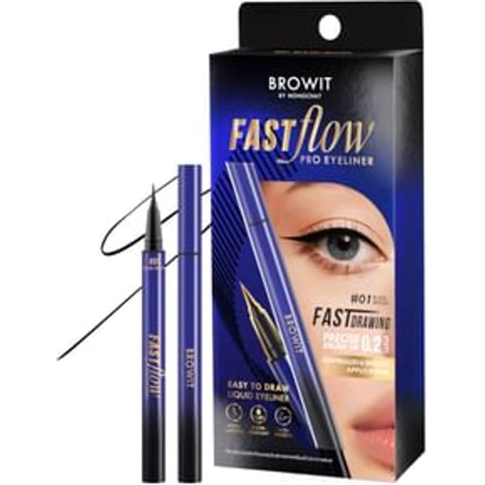 Browit - Fast Flow Pro Eyeliner 01 Black Mood