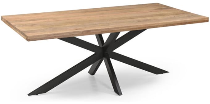 Eettafel Colin Mangohout Rechthoek 5 cm Dik – 220x100x75 cm