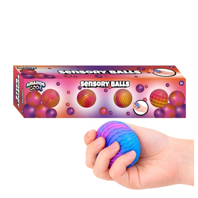 Amazing Cool sensory knijpballen 4 stuks