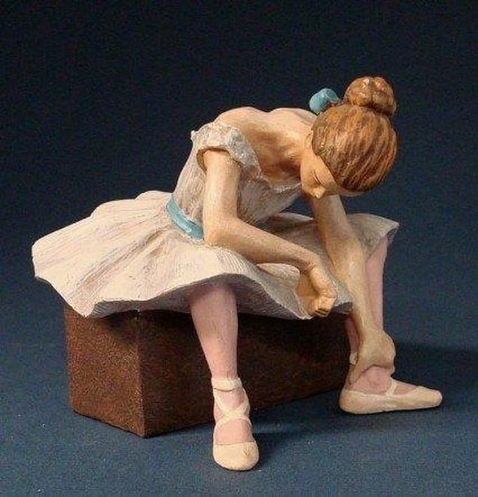 L'attente - Edgar Degas Parastone - 9 cm