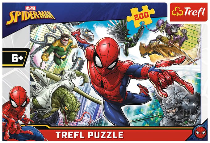 Trefl Puzzle - Spider-man - Born to be a superhero (200 pieces) 2D Puzzels