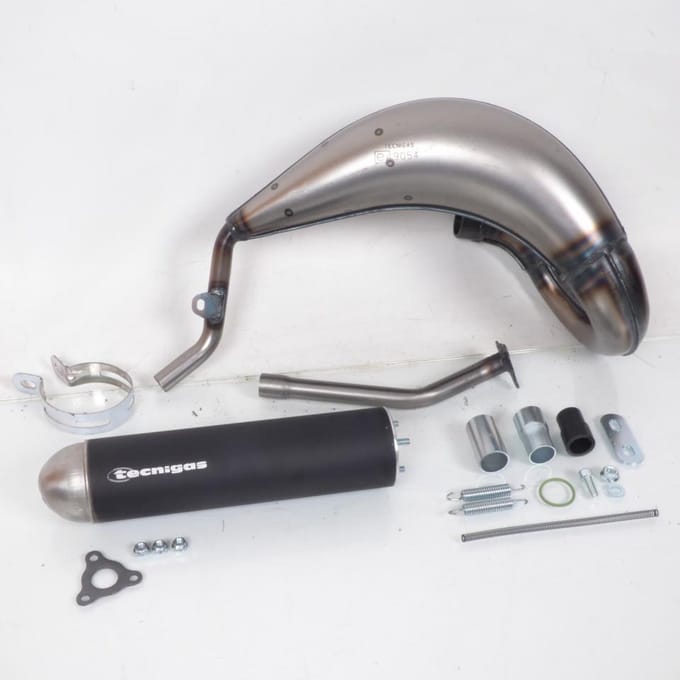 tecnigas uitlaatdemper voor sherco 50 se-rs motor na 2013 nieuw