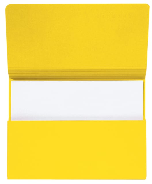 Pocketmap Secolor folio 270gr geel