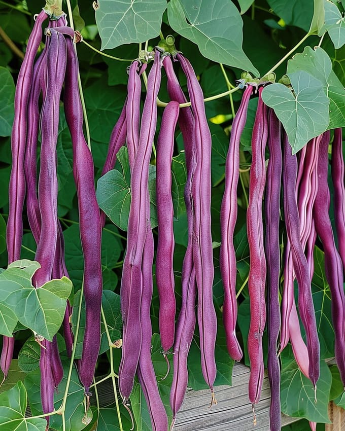 2 sets - Kouseband Zaden Purple Pod Vigna Sesquipedalis Eenjarig