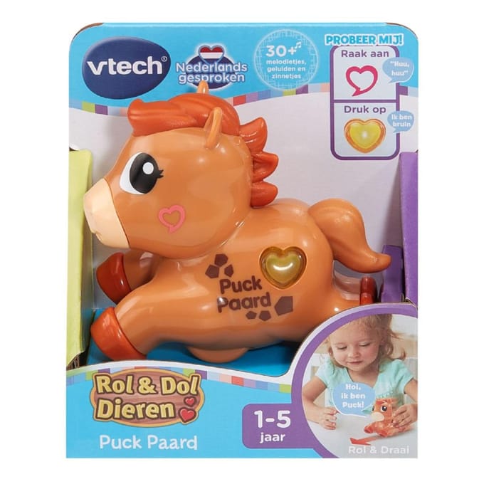 VTech interactief speelgoed Rol & Dol Dieren Assortiment voor peuters.