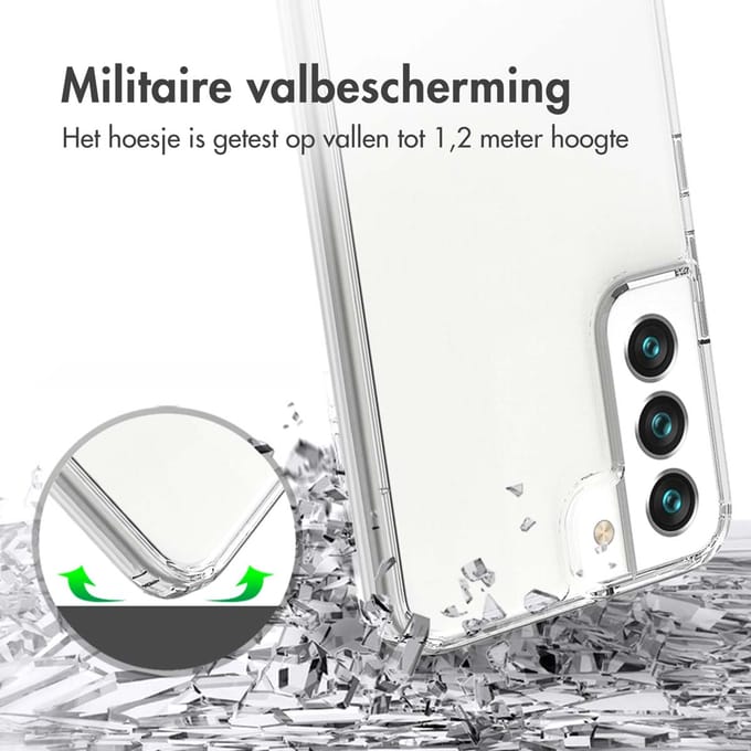 Accezz Hoesje - Geschikt voor Samsung Galaxy S22 Plus - Xtreme Impact Backcover 2.0 - Transparant