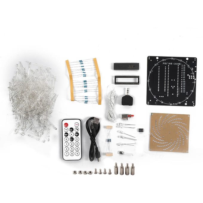 Kit d'affichage LED coloré de tour électronique avec télécommande Cube lumineux LED Ensemble de bricolage
