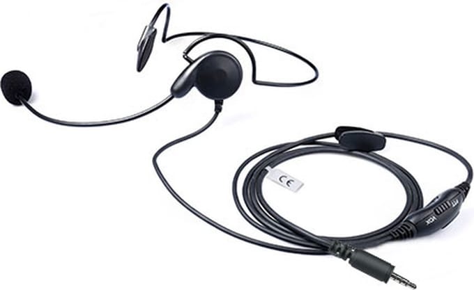 DerComms® Hoofdtelefoon voor Kenwood portofoon PKT23