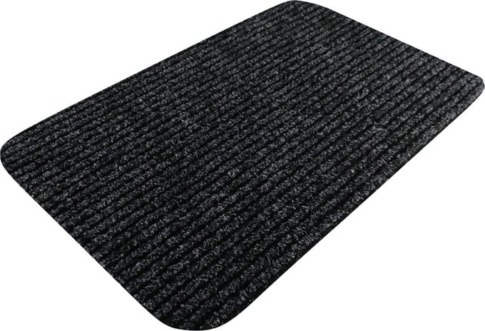 Deurmat voor buiten en binnen - Antraciet - 100 x 400 cm