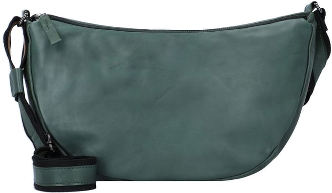 HAROLD'S Leren schoudertas Caugio Pouch Bag Green groen