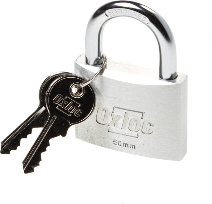 Hangslot Oxloc Alu 50mm