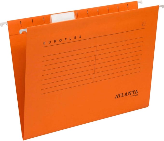 Verticale Hangmap A4 Atlanta V-bodem Oranje