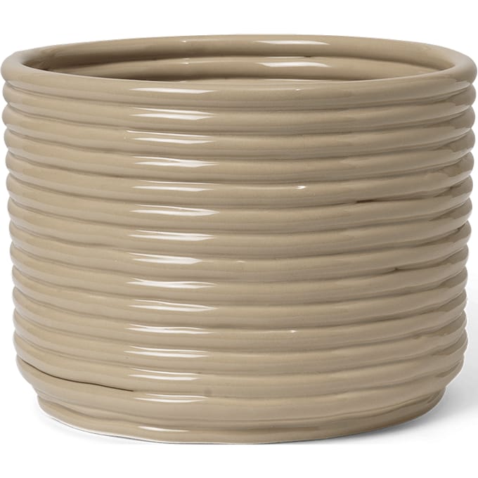Ferm Living Corduroy bloempot - cashmere