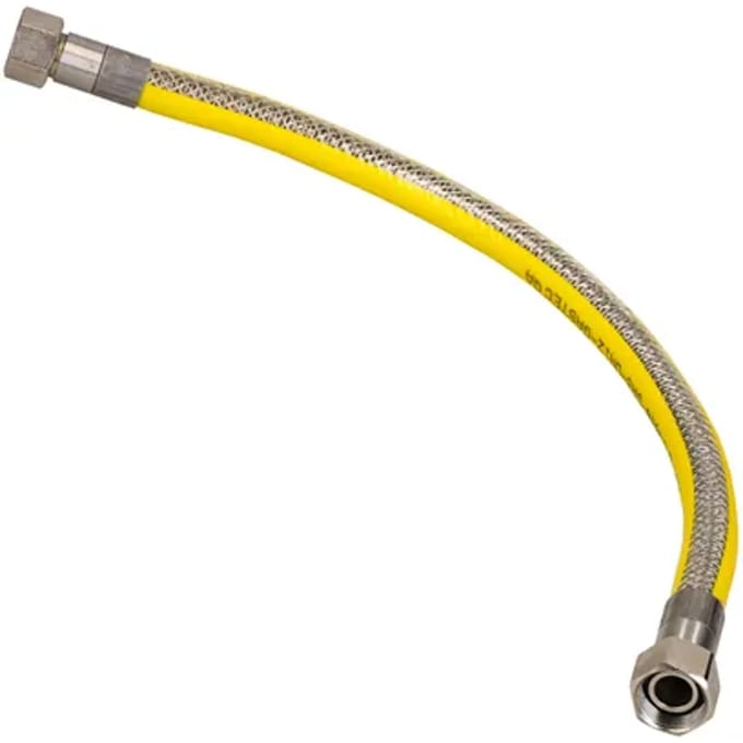 Sanivesk Rvs Flexibele Gasslang Wartel M24x75cm