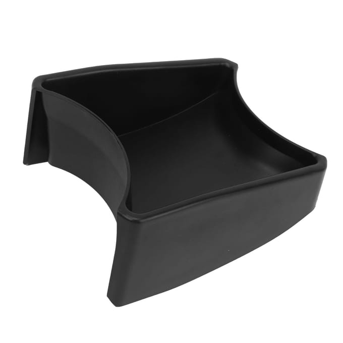 Plateau de rangement pour console centrale et frein à main, boîte de rangement de remplacement pour Fiat 500 de 2011 à black