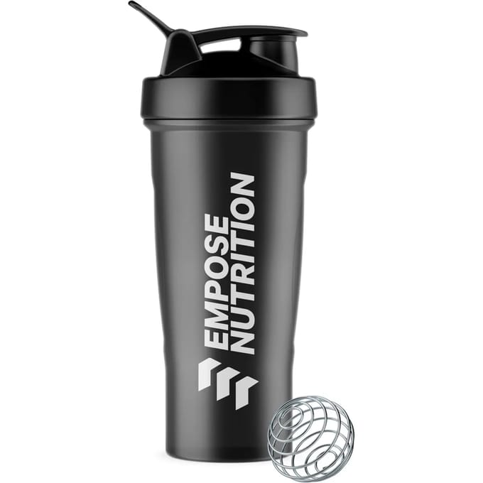 Empose Nutrition Shaker - Shakebeker - Shaker proteine - Zwart transparant - 600 ml