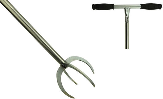 De Wit Lange woeler tuinklauw met buissteel 85 cm