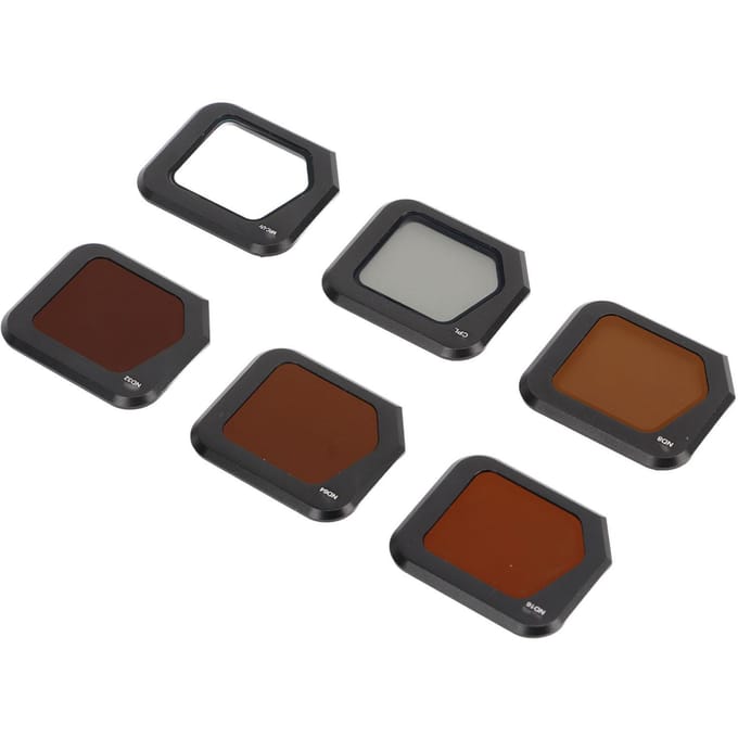 6 stuks Drone Filter Set CPL UV Lens Waterdichte ND Filters Set voor DJI Mavic 3 Classic black