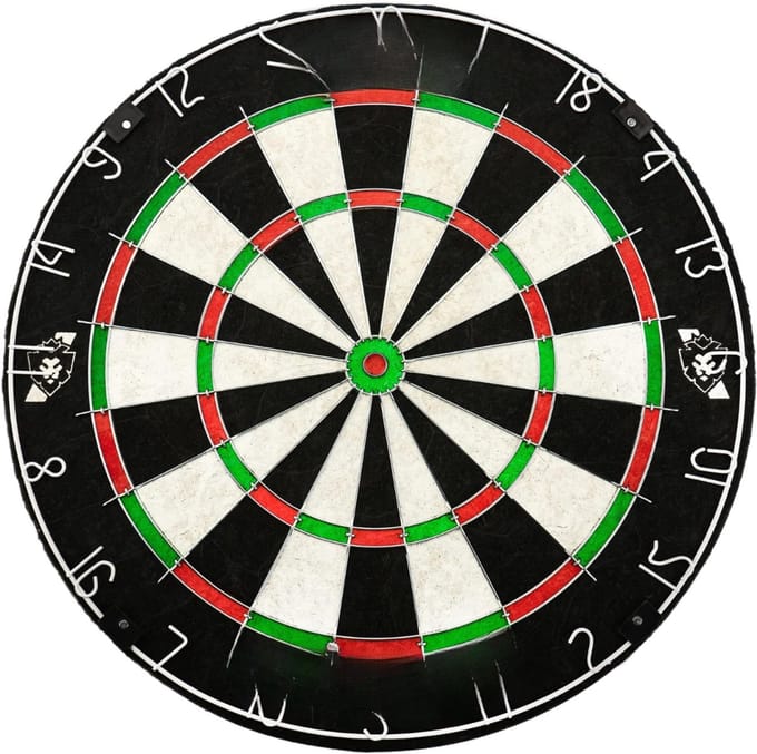 AHD® Dartbord - Dartborden - Dartbord Ring - Zwart - ‎46cm x 46cm x 5cm