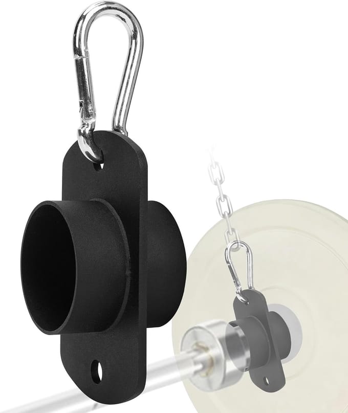 Landmine Bevestiging - Bar Oogje - Kracht Training - Solide Staal Constructie - 2 Inch Gat