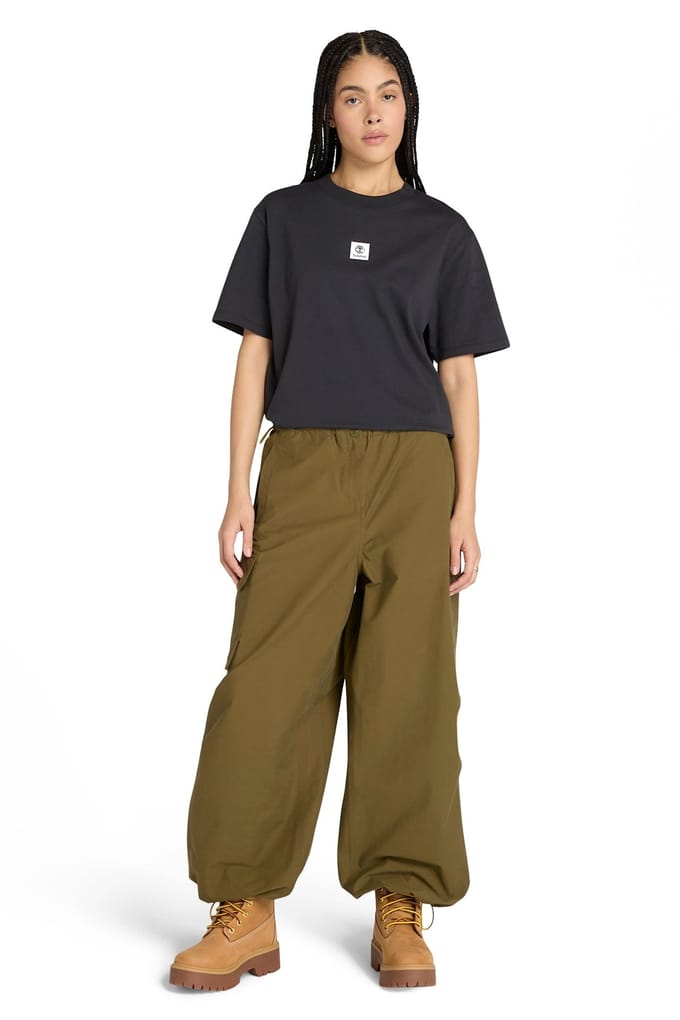Timberland Short-sleeve Tee Black Größe: S | Hemden Outlet | Damen | Schwarz