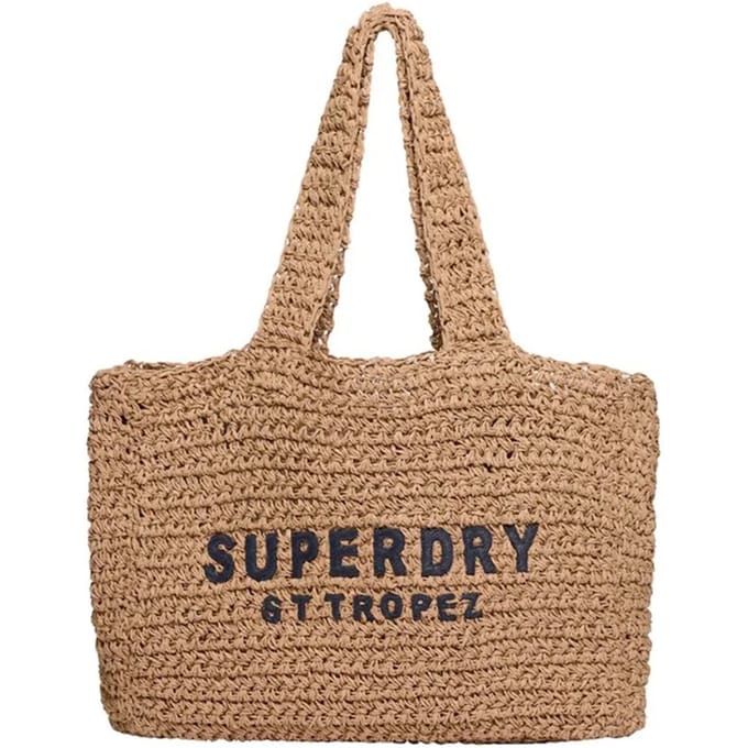 Superdry - Gehaakte City draagtas - Dames - Shopper