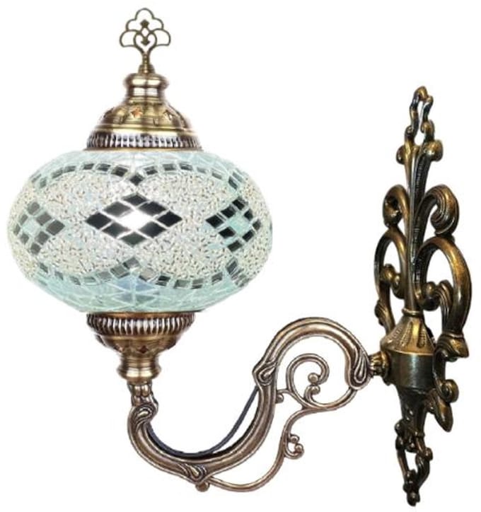 Turkse Wandlamp - in Marokkaanse stijl - Oosterse mozaïek - Sfeerverlichting