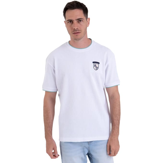 T-shirt met geborduurd embleem Camberabero
