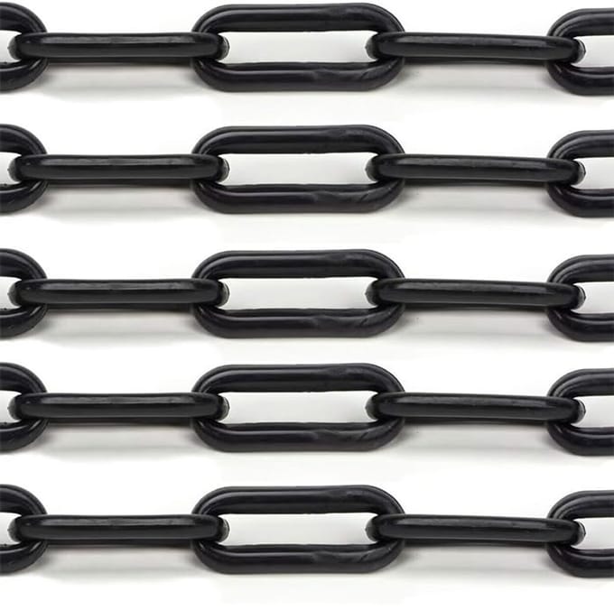 Zwarte Afsluitketting 5mm - Stalen Ketting van 2 Meter