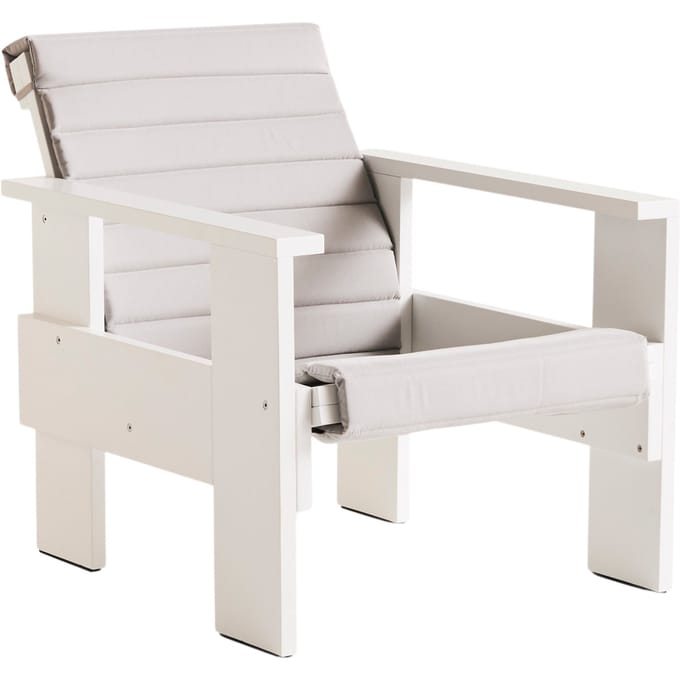 HAY Crate Gestoffeerde stoelbekleding voor Lounge Chair - sky grey