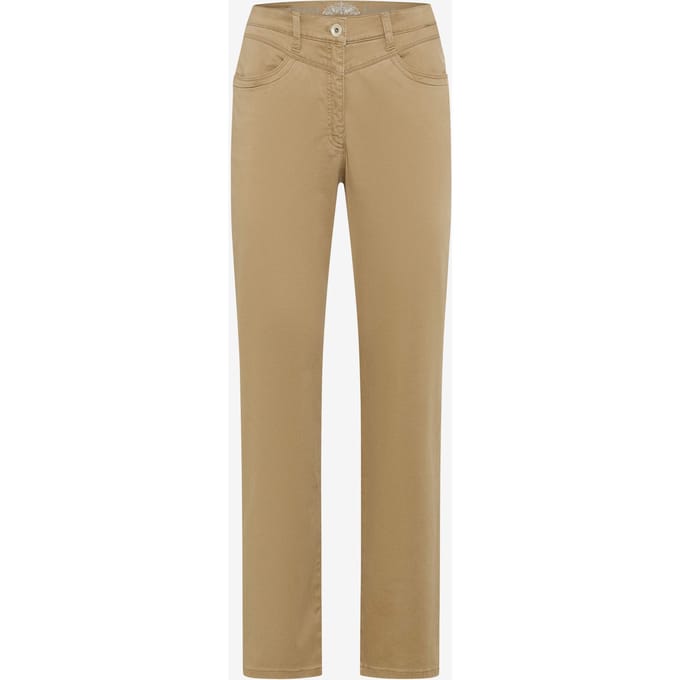 Raphaela by Brax Dames Jeans  Style CAREN NEW CAMEL, lichtbruin, maat 50