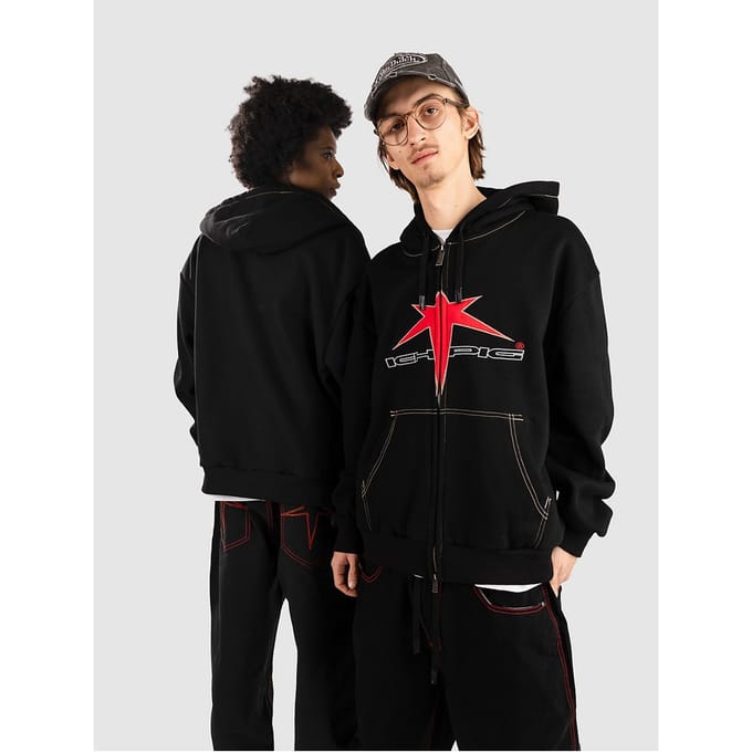 ICHPIG Allstar Zip Hoodie zwart