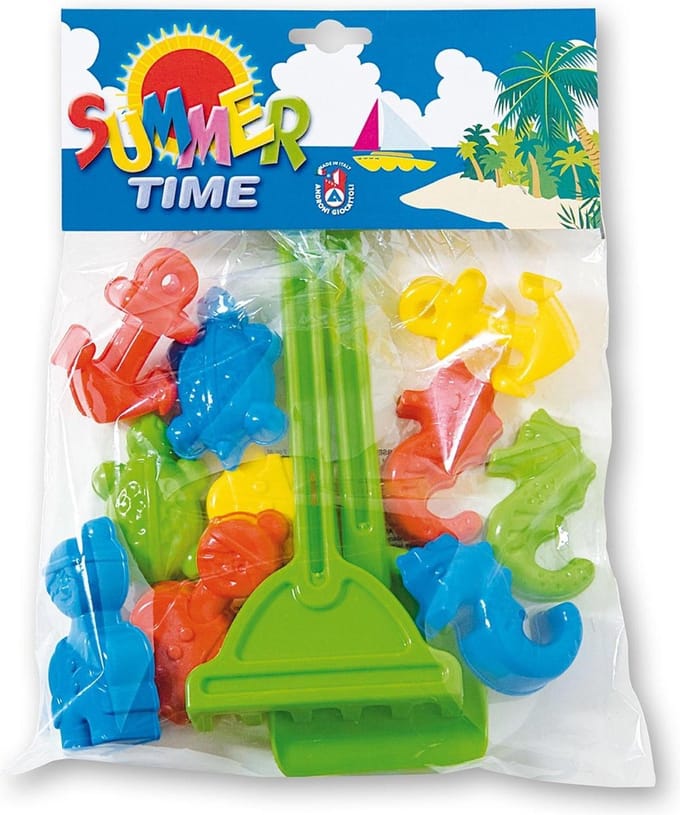 Androni - Strandset - 10-delige Zandvormpjes
