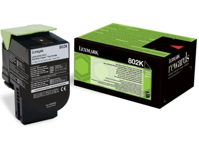 Tonercartridge lexmark 80c20k0 prebate zwart