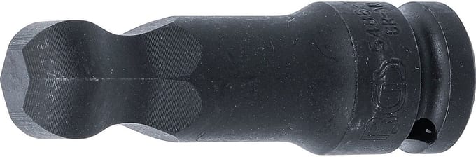 BGS Power Bit Stekkerdoos Lengte 75 mm Aandrijving 12,5 mm (1/2&q...