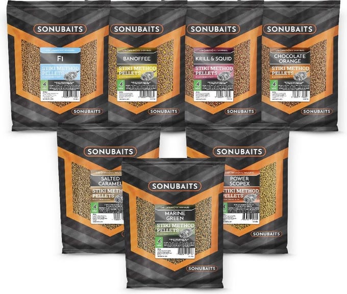 Sonubaits Stiki Method Pellets 4mm Krill & Squid 650gr
