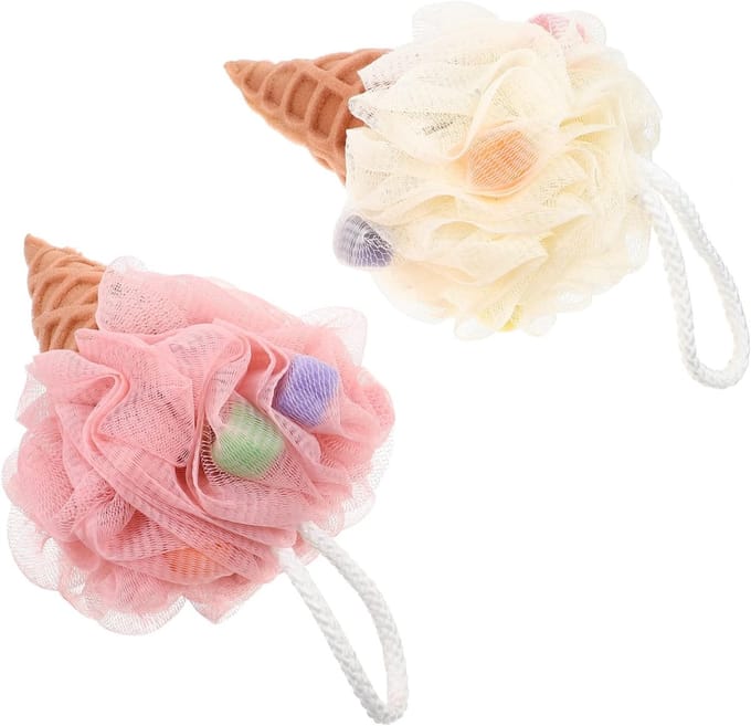 Douche Spons Set - Bad Spons Loofah Spons - Lichaam Reinigen - IJs Vorm Ontwerp