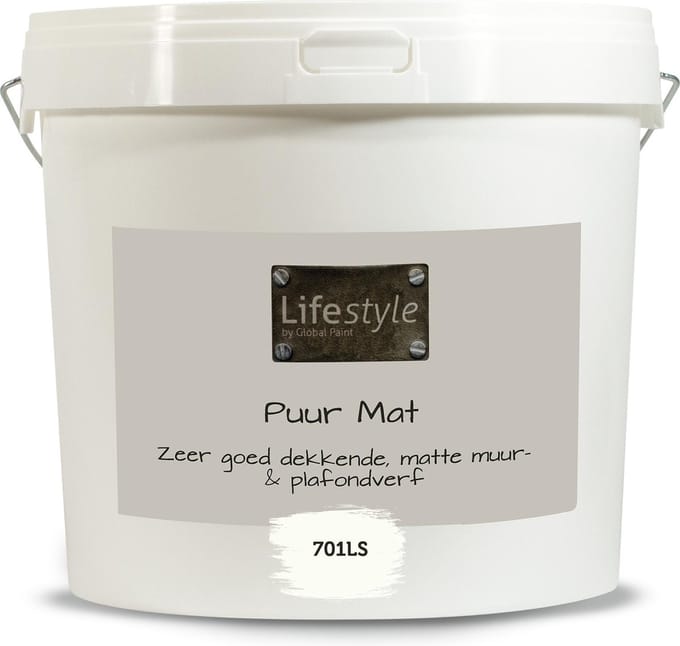 Lifestyle Essentials Puur mat | 701LS | 5 liter | Goed dekkende muurverf